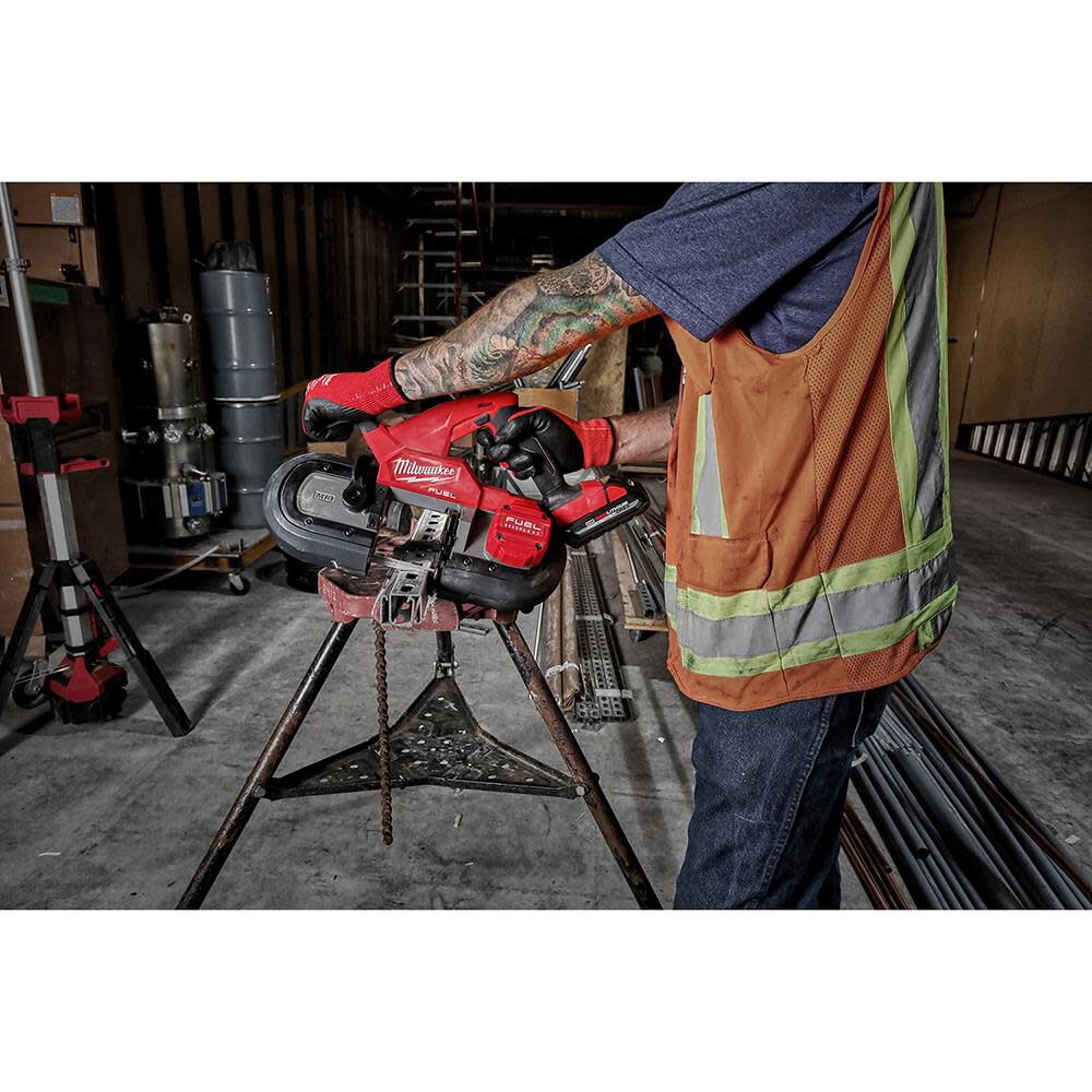 Milwaukee M18 FUEL Compact Dual-Trigger Band Saw Bare Tool 2829S-20 from Milwaukee