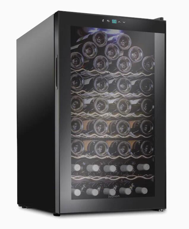 Ivation IVFWCC511B 20 Inch Black Wine Cooler