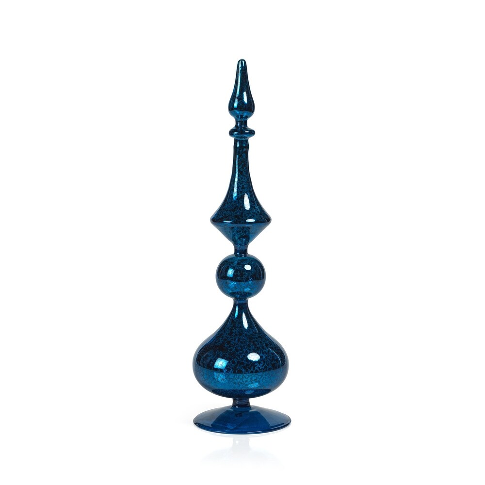 Jewel Glass Christmas Tabletop Finial