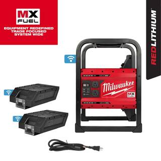 MW MX FUEL 3600W1800W Lithium-Ion Battery Powered Portable Power Station w M18 FUEL Sawzall Recip Saw Combo Kit (2-Tool) MXF002-2XC-2821-22