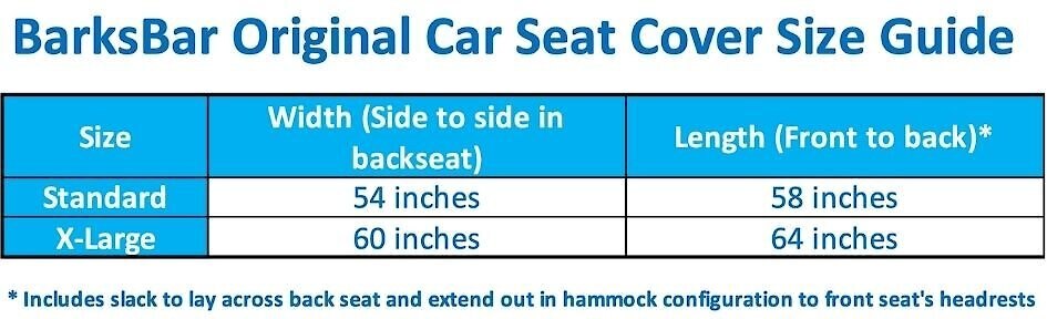 BarksBar Original Waterproof Car Seat Cover