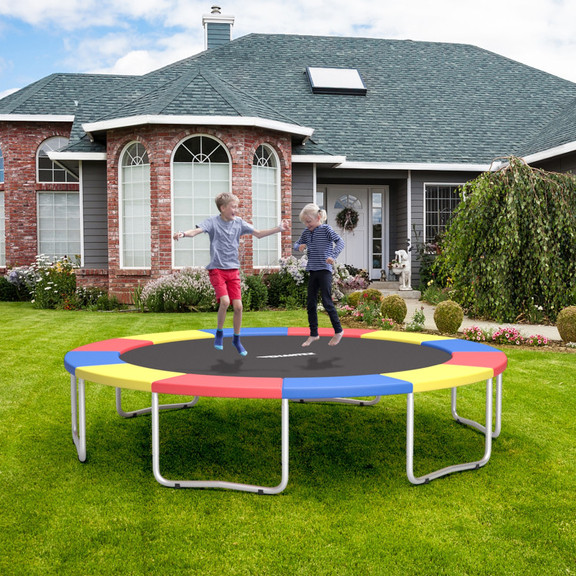 Costway 95783420 8 Feet Trampoline Spring Safety C...