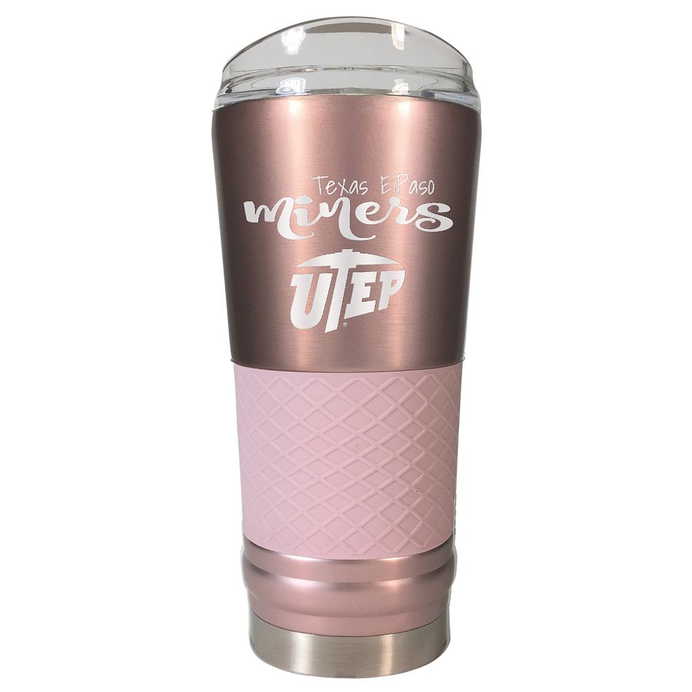 UTEP Miners 24-Ounce Draft Rose Gold Tumbler