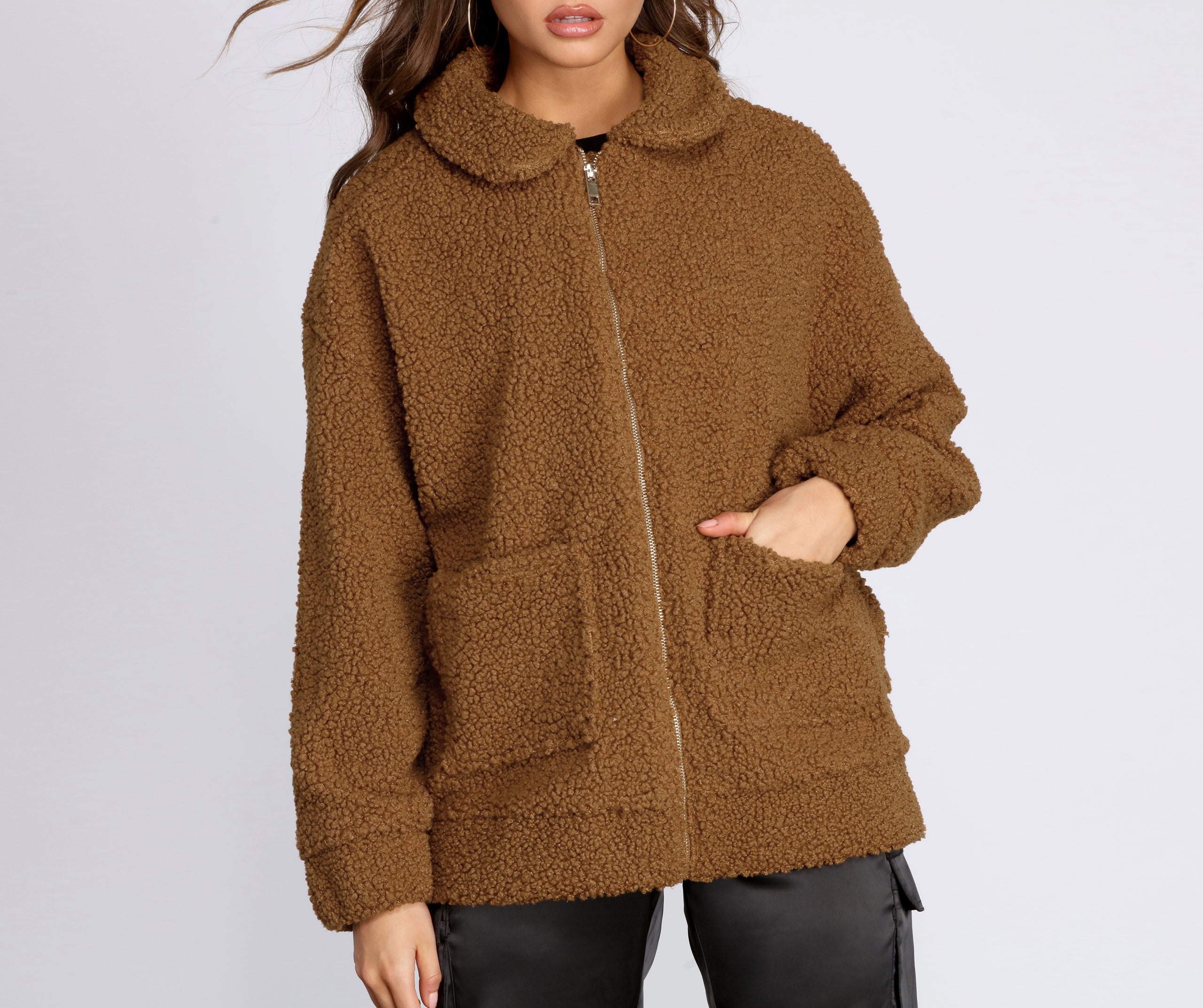 Oversized Teddy Jacket