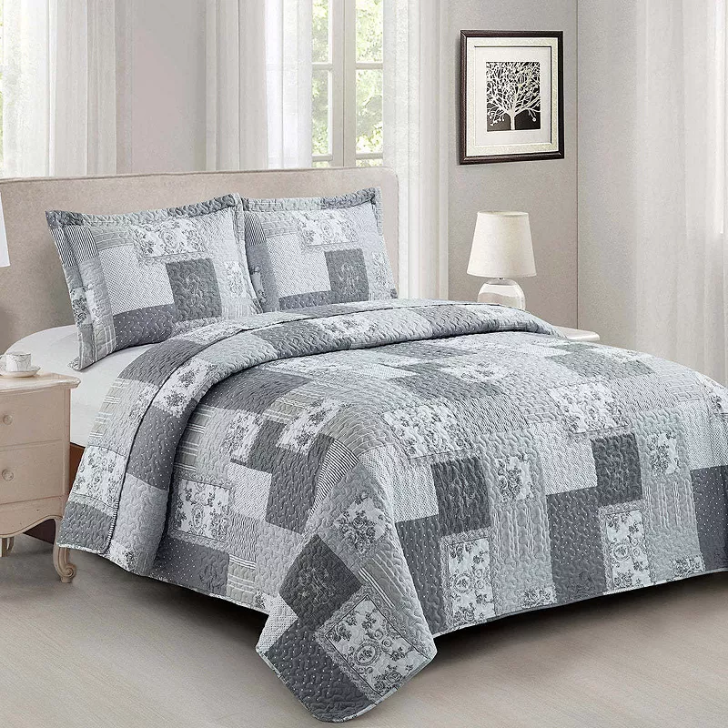 Rochelle Reversible Quilt Bedspread Set