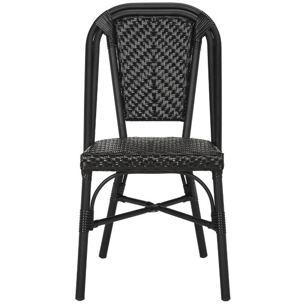 Daria Side Chair set Of 2 Black Safavieh