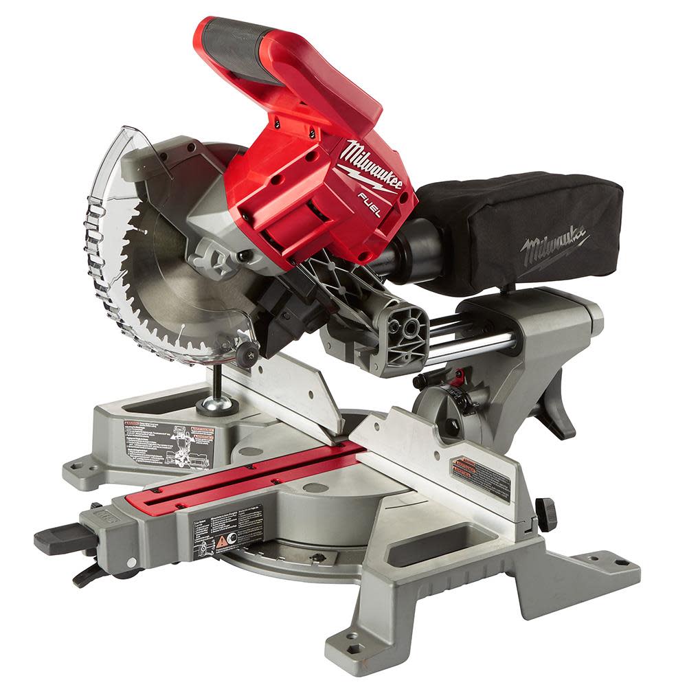 Milwaukee M18 FUEL 7 1/4 Dual Bevel Sliding Compound Miter Saw Kit Reconditioned ;