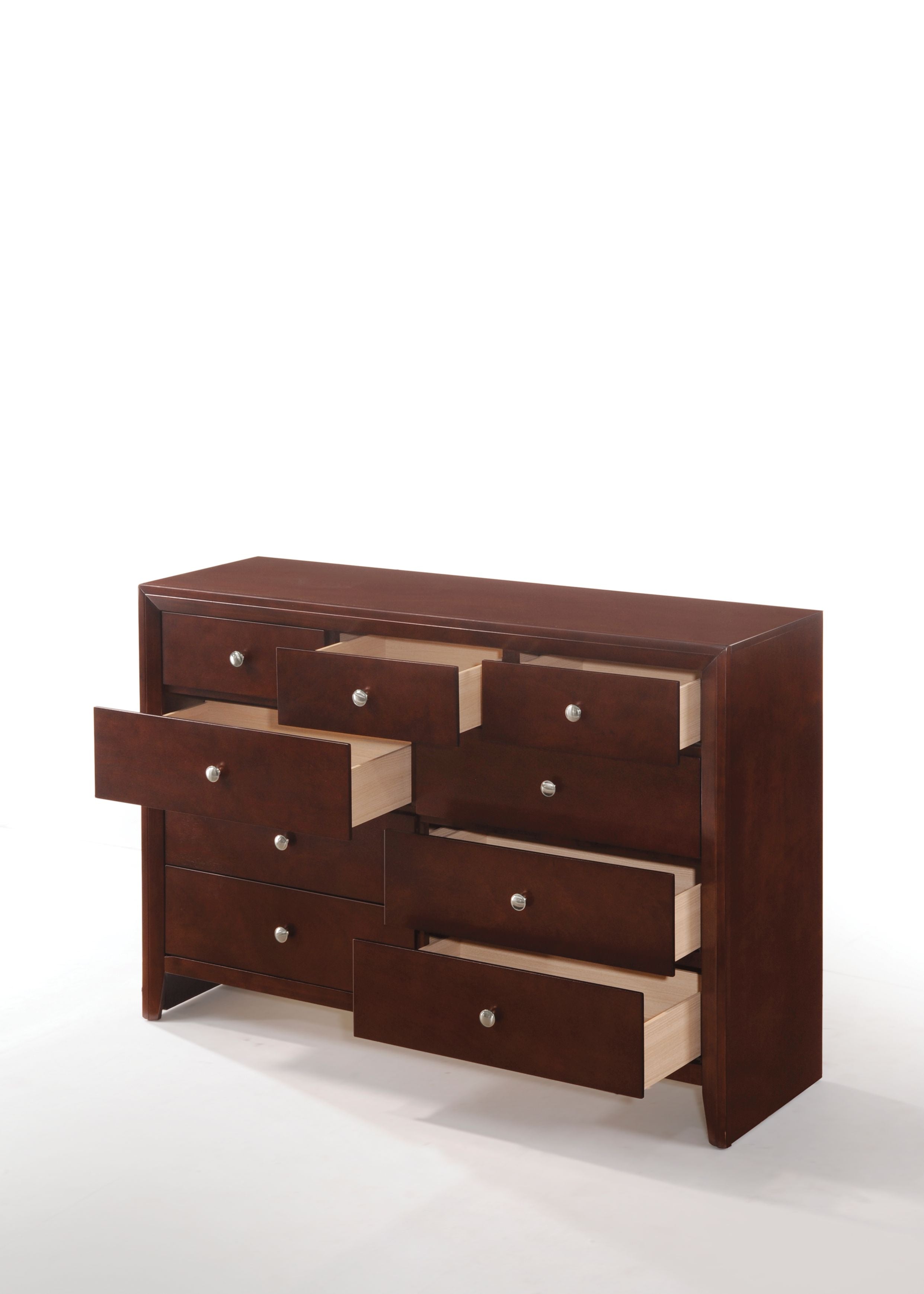 Acme Furniture Ilana Brown Cherry Dresser with Nine Drawers