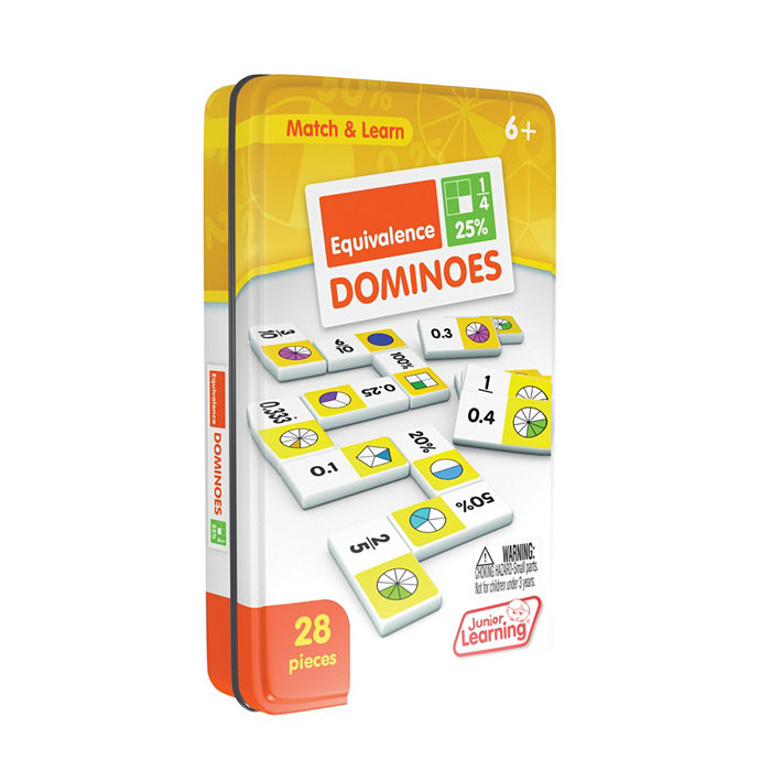 Junior Learning Equivalence Dominoes Match and Learn Educational Learning Game