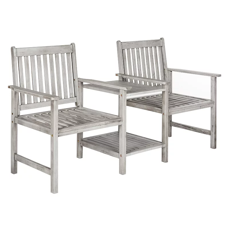 Safavieh Brea Twin Patio Seating Bench