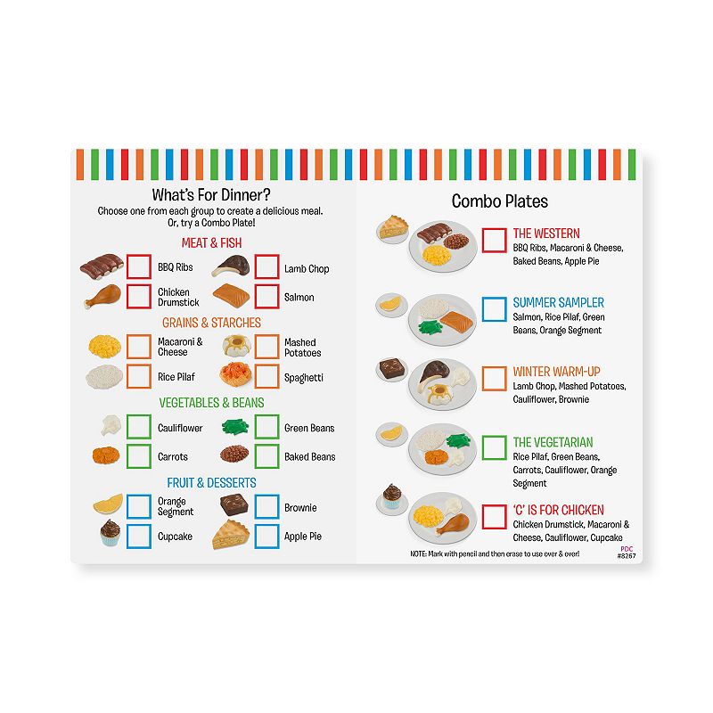 Food Fun Combine and Dine Dinners I by Melissa and Doug