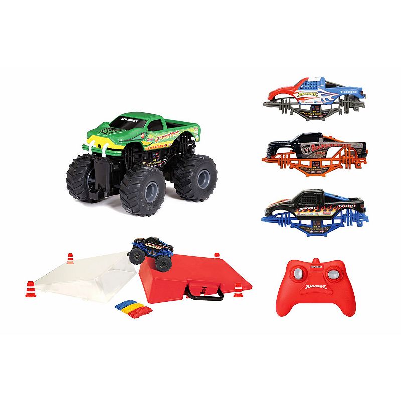 New Bright 143 Remote Control Monster Truck RC Car 4-in-1 Ramp Set