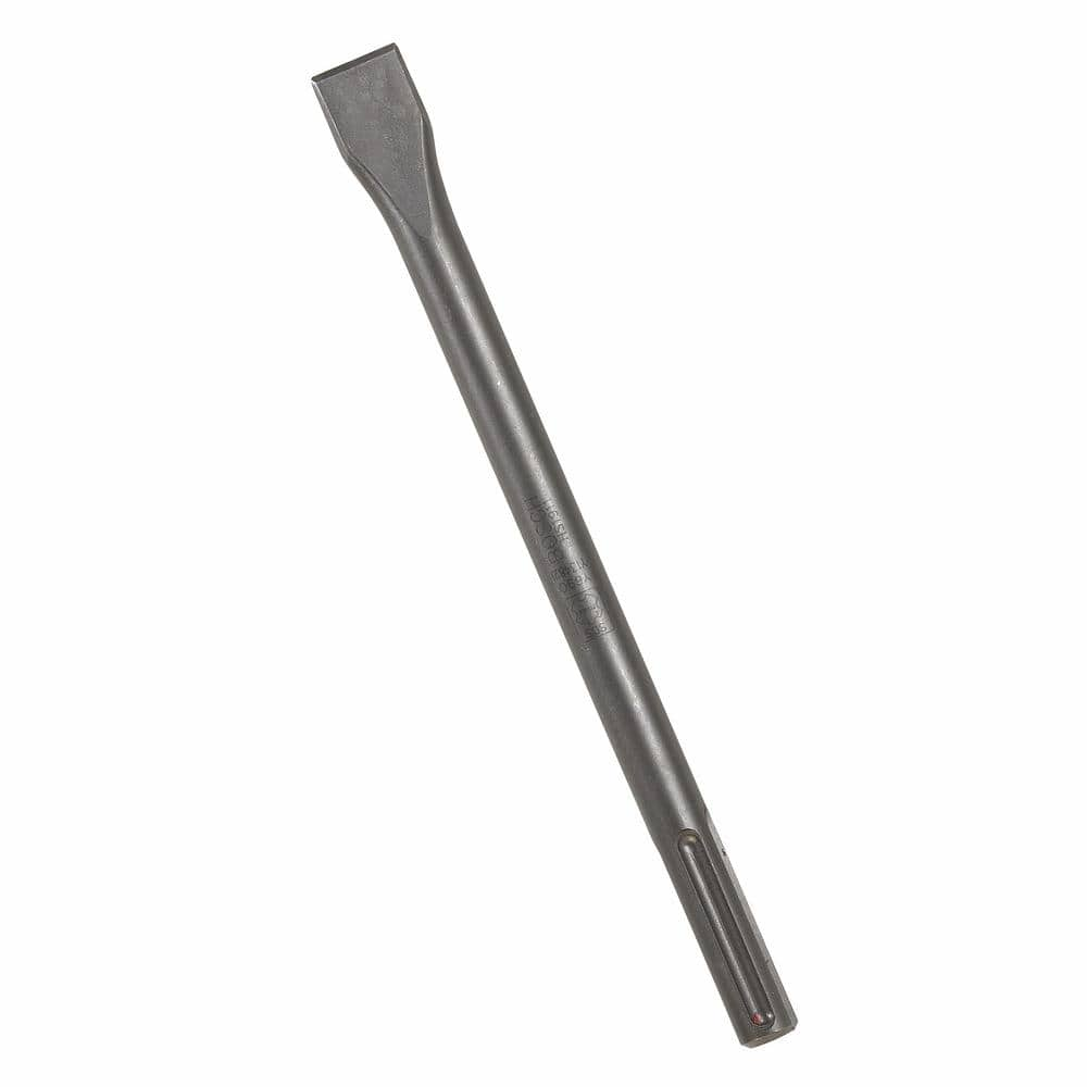 Bosch 12 in. Hammer Steel SDS-Max Bull Point Plus 1 in. x 12 in. Hammer Steel SDS-Max Flat Chisel HS1913 + HS1911