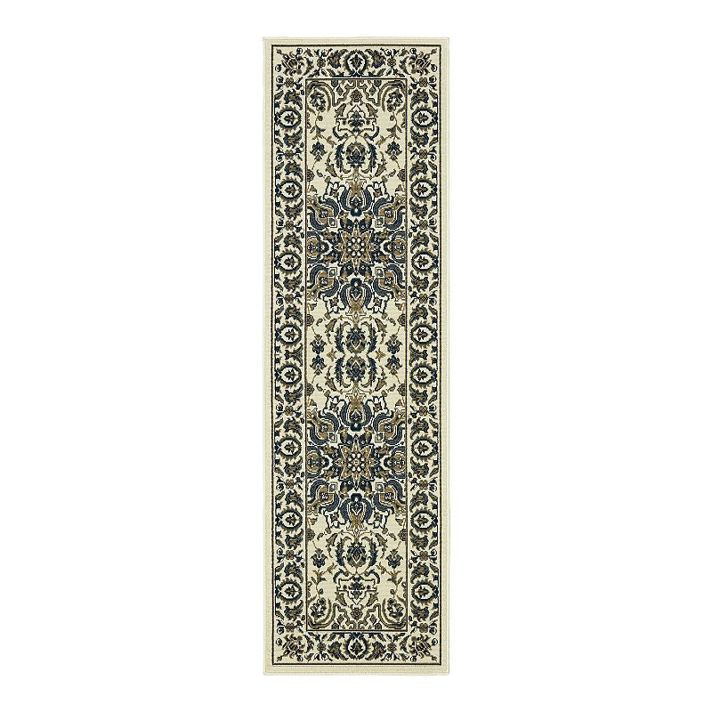 StyleHaven Mainland Traditional Framed Floral Indoor Outdoor Rug