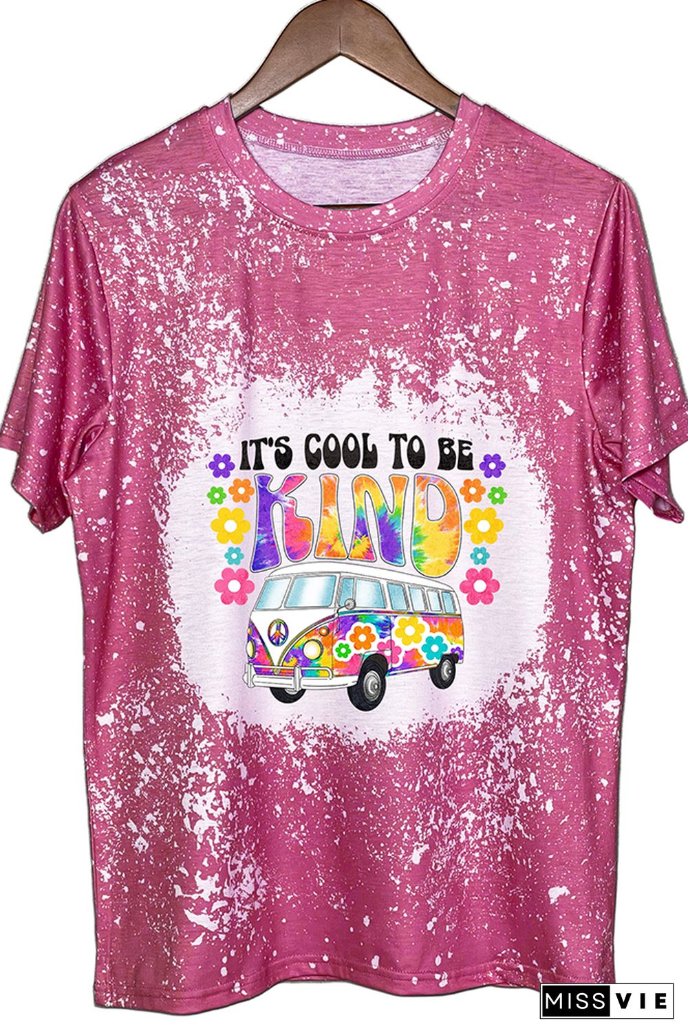 Cool To Be Kind Retro Bus Graphic Tee Wholesale