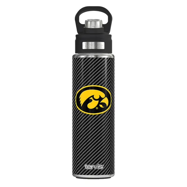 Tervis 24 oz Iowa Hawkeyes Wide Mouth Bottle Stainless Steel Tumbler