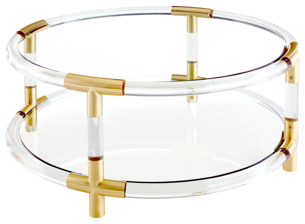 Jacques Round Cocktail Table   Contemporary   Coffee Tables   by Jonathan Adler  Houzz