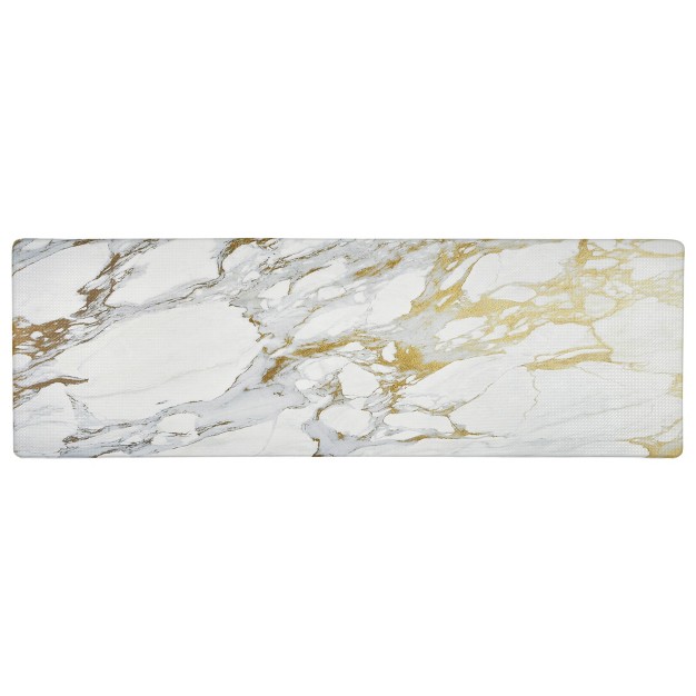 Sohome Cozy Living Modern Marble Runner Anti fatigue Kitchen Mat