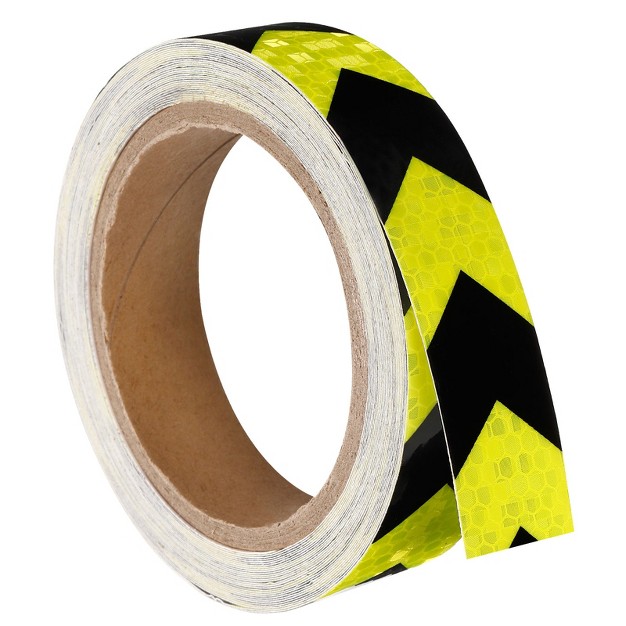 Unique Bargains Arrow Cars Waterproof Adhesive High Visibility Safety Reflective Tape 1 Roll