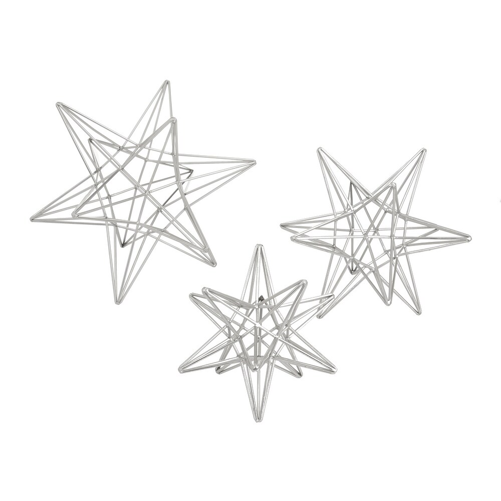 CosmoLiving by Cosmopolitan Silver Iron Contemporary Sculpture 11 x 9 x 7   12\