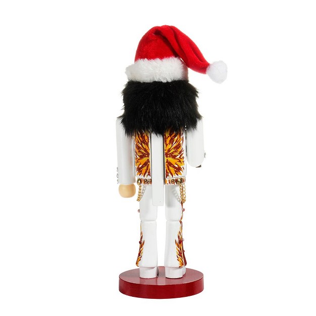 Kurt Adler 11 inch Elvis In Flame Suit Nutcracker