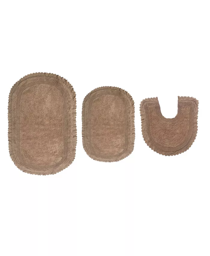 Home Weavers Auburn Bath Rug 3 Pc Set