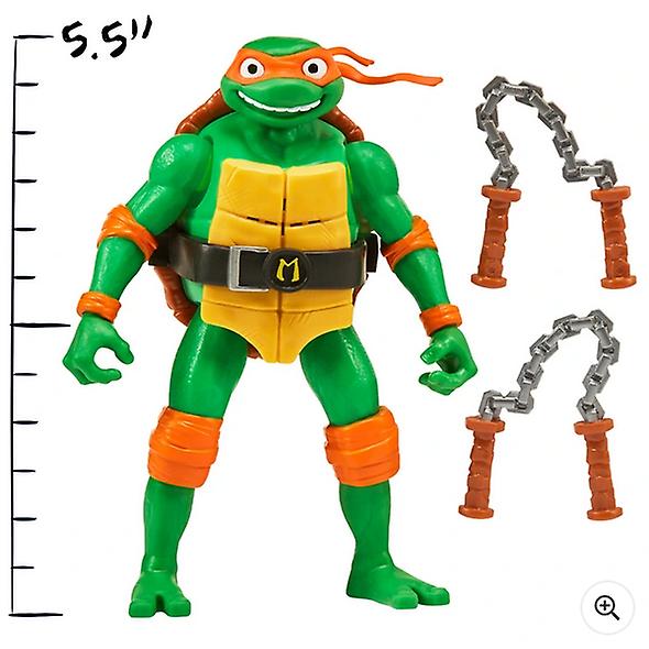 Teenage mutant ninja turtles: mutant mayhem - ninja shouts figure michelangelo