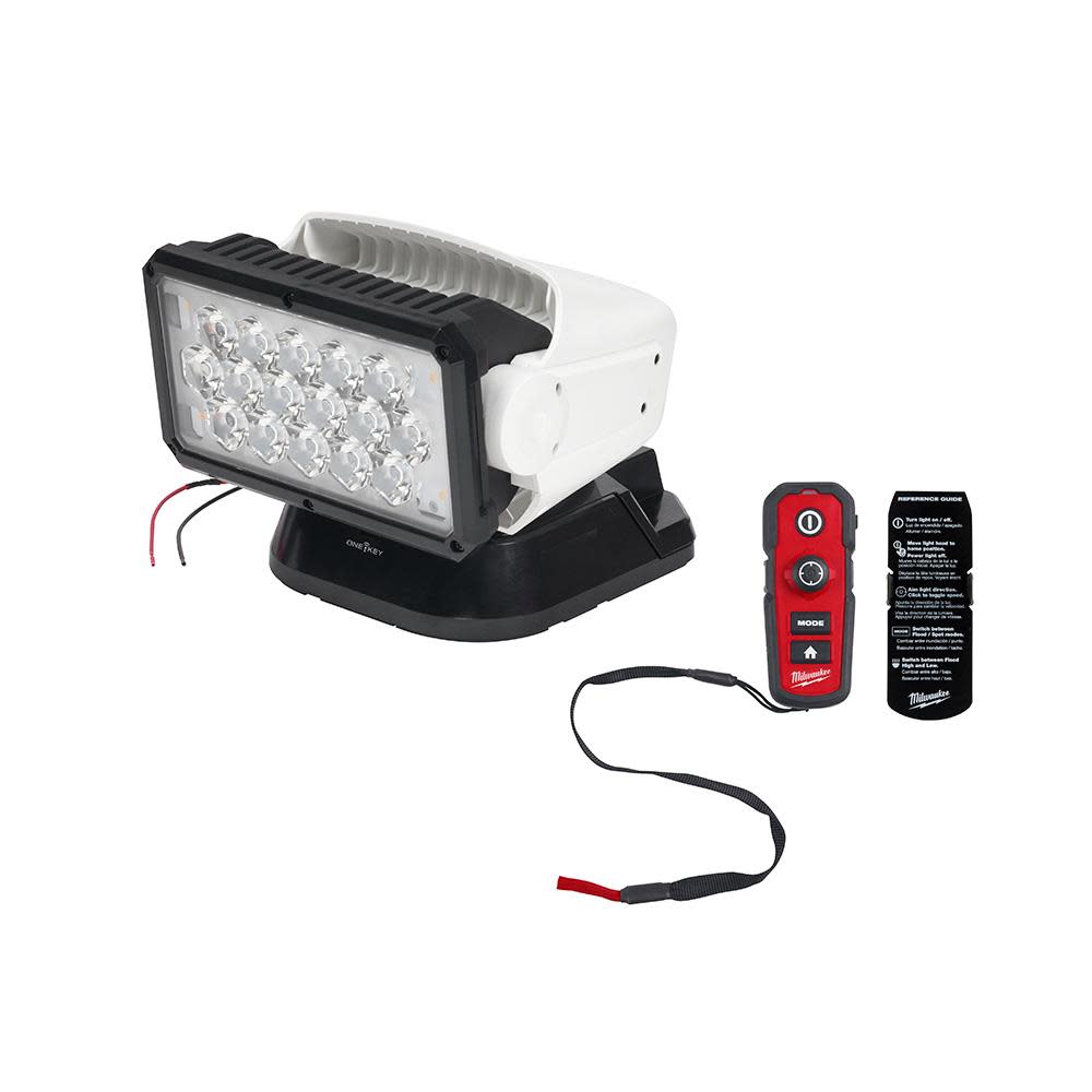 Milwaukee Utility Remote Control Search Light ;