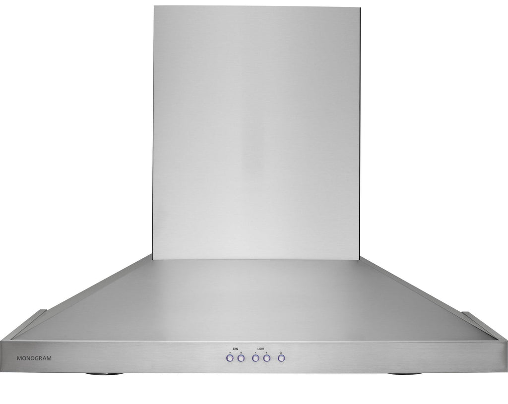 Monogram ZV830SMSS 30Inch WallMounted Vent Hood In Stainless Steel