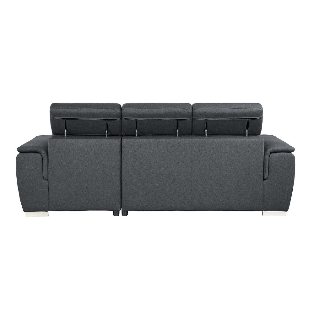 McCoy 2 Piece Sofa Chaise with Pull Out Bed