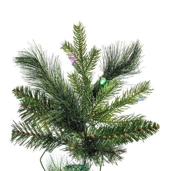 Vickerman 6.5' x 39 Southern Mixed Spruce Artificial Christmas Tree，LED Multicolored Lights