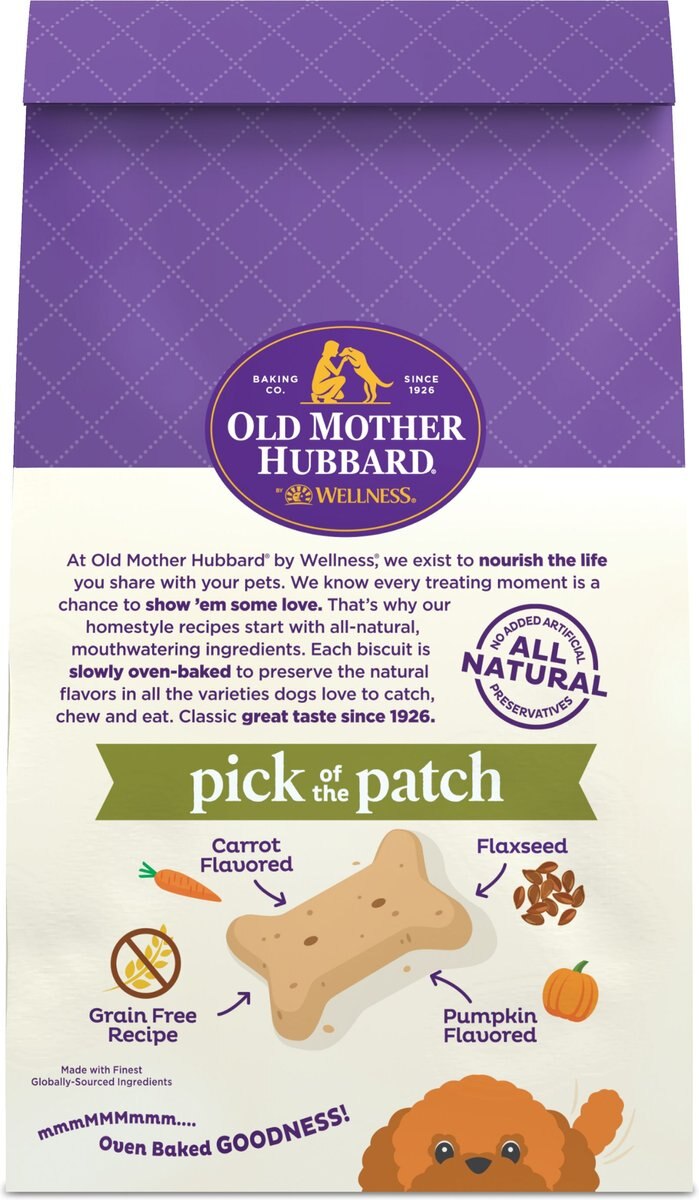 Old Mother Hubbard Mini Pick Of The Patch Grain-Free Biscuits Baked Dog Treats