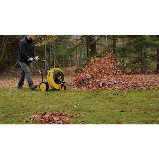 Champion Power Equipment 160 MPH 1300 CFM 224 cc Walk-Behind Gas Leaf Blower with Swivel Front Wheel and 90-Degree Flow Diverter 200947