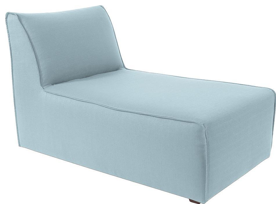 Lounge Chair HOWARD ELLIOTT STERLING Breeze Blue Polyester Wood Foam   Contemporary   Indoor Chaise Lounge Chairs   by Fratantoni Lifestyles  Houzz