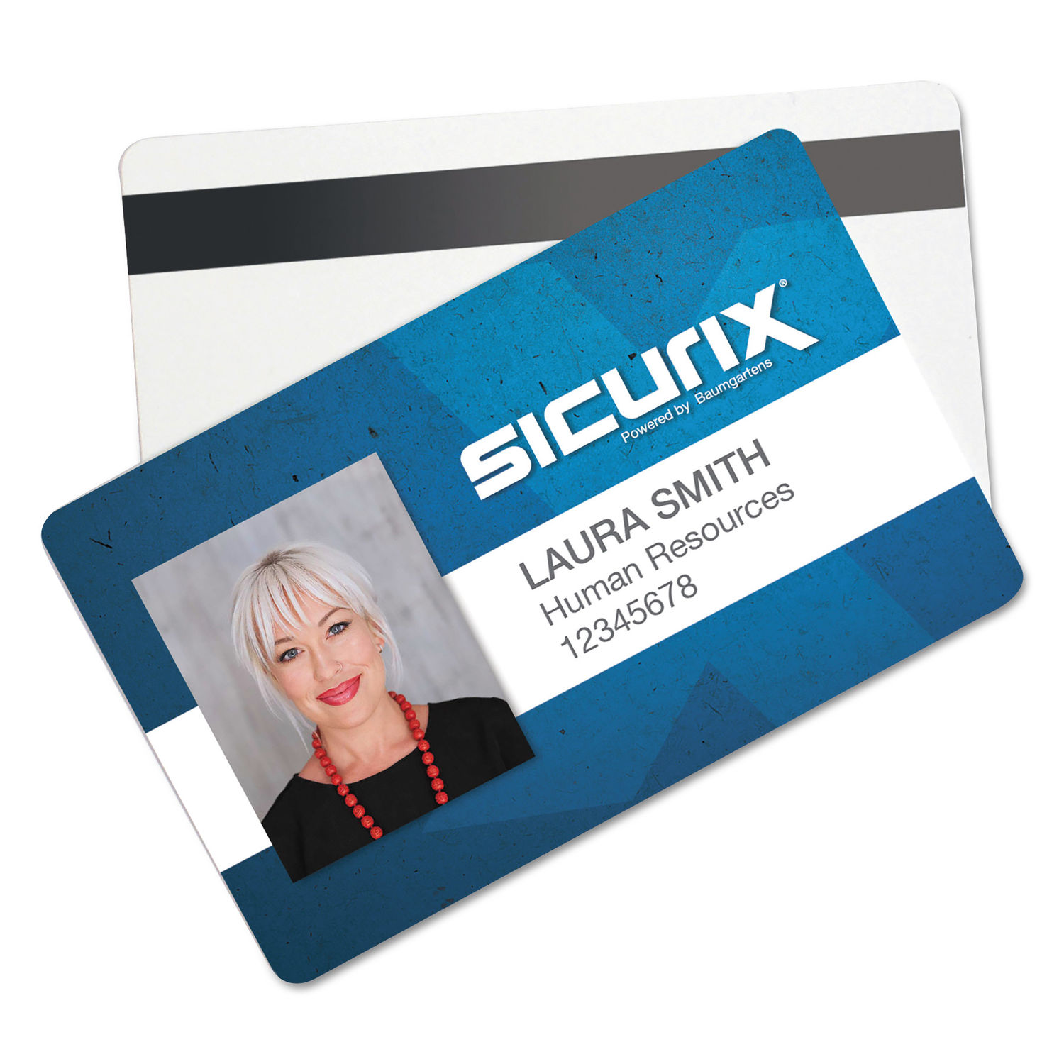 SICURIX Blank ID Card with Magnetic Strip by SICURIXandreg; BAU80340