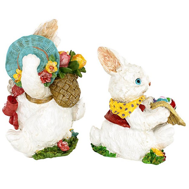 Design Toscano Constance And Mortimer Easter Rabbit Figurines