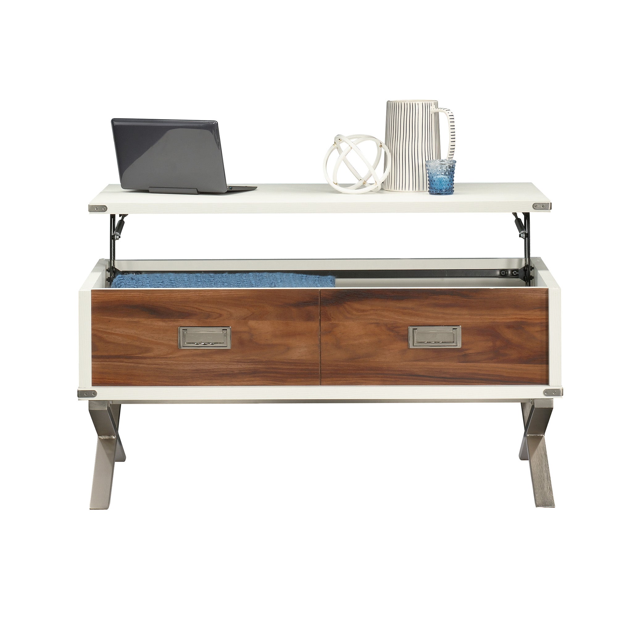 Sauder Vista Key Lift-top Coffee Table, Pearl Oak Finish