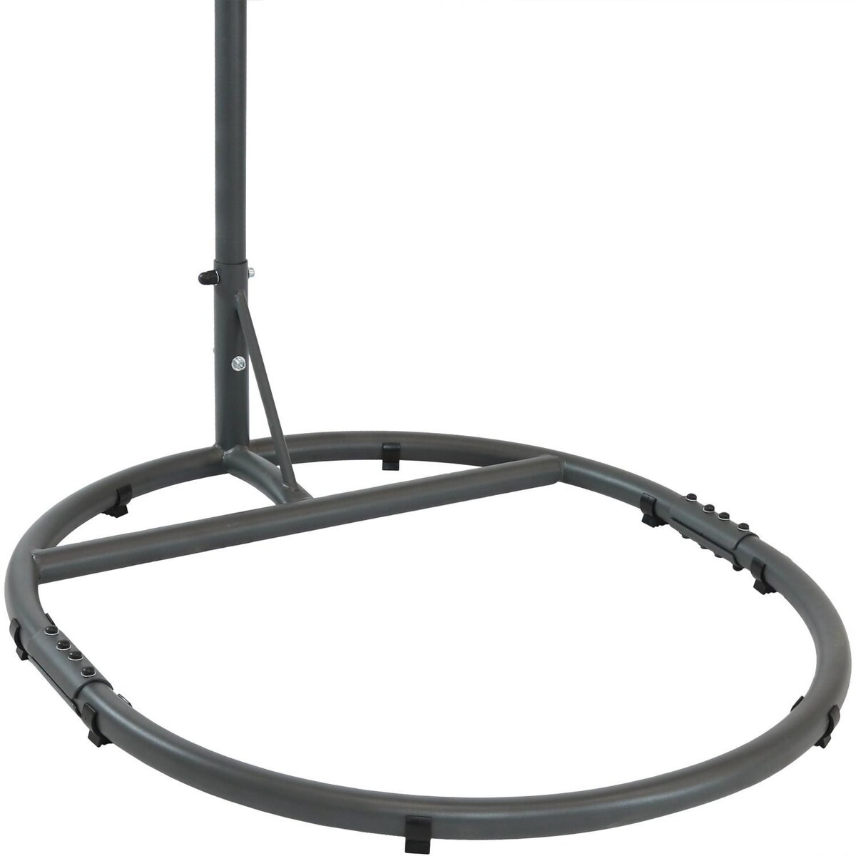 Ultimate Patio 76-Inch Steel Egg Chair Stand w/ Extra Wide Round Base