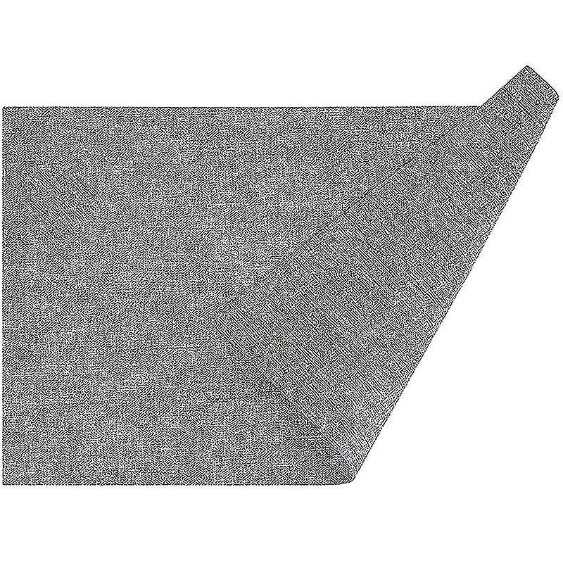 Faux Leather Heat Resistant Placemats Compatible With Dining Table Set Light Gray