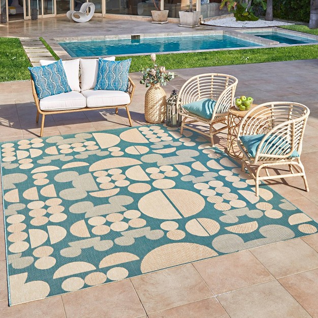 Mickey Mouse Spheres Outdoor Rug