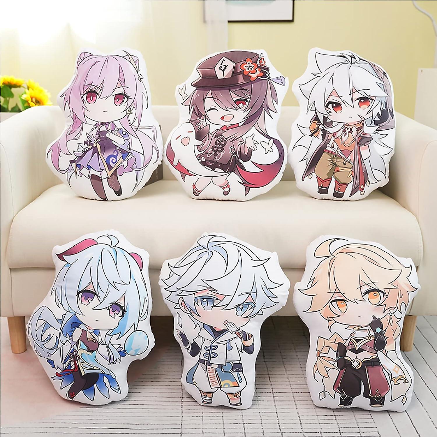 Genshin Impact Plush Pillow Toys， Toy Pillow Soft Cartoon Dolls Sofa Cushion Hugging Pillow， Cosplay Anime Game Characters Pillow And Collection And G