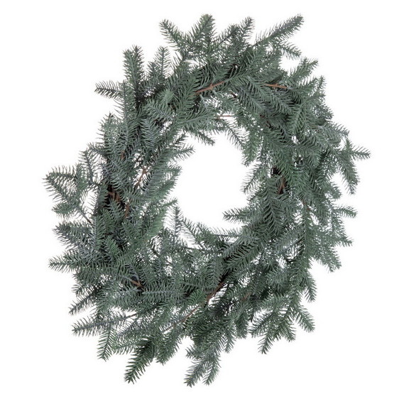 Vickerman EH213124 24 Blue Spruce Pine Cone Wreat...