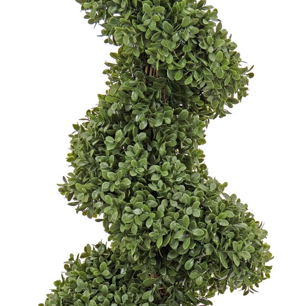 44 Artificial Boxwood Spiral Topiary