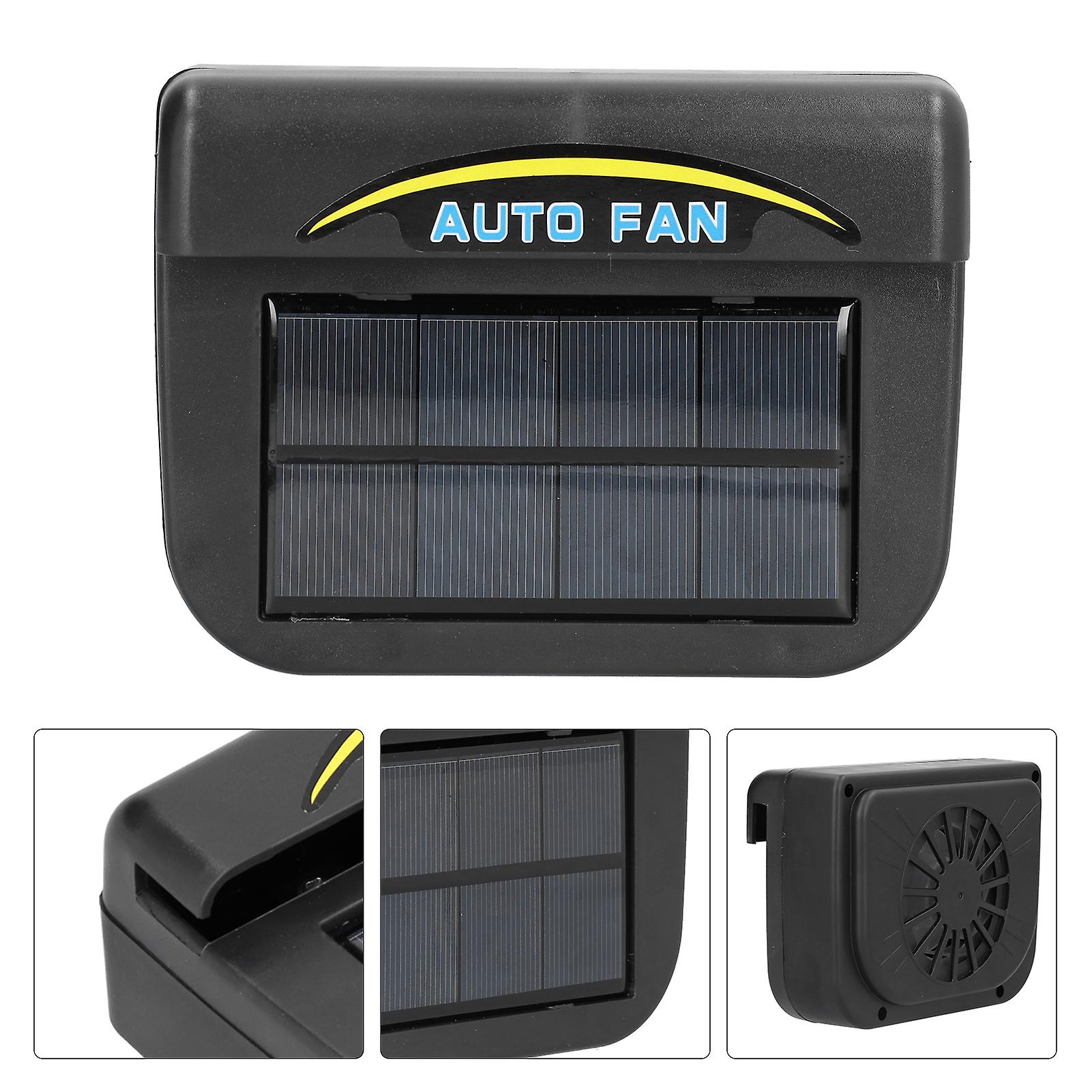 Vehicle Exhaust Fan Solar Energy Ventilation Device Demist Energy Conservation Car Cooling FanBig Board