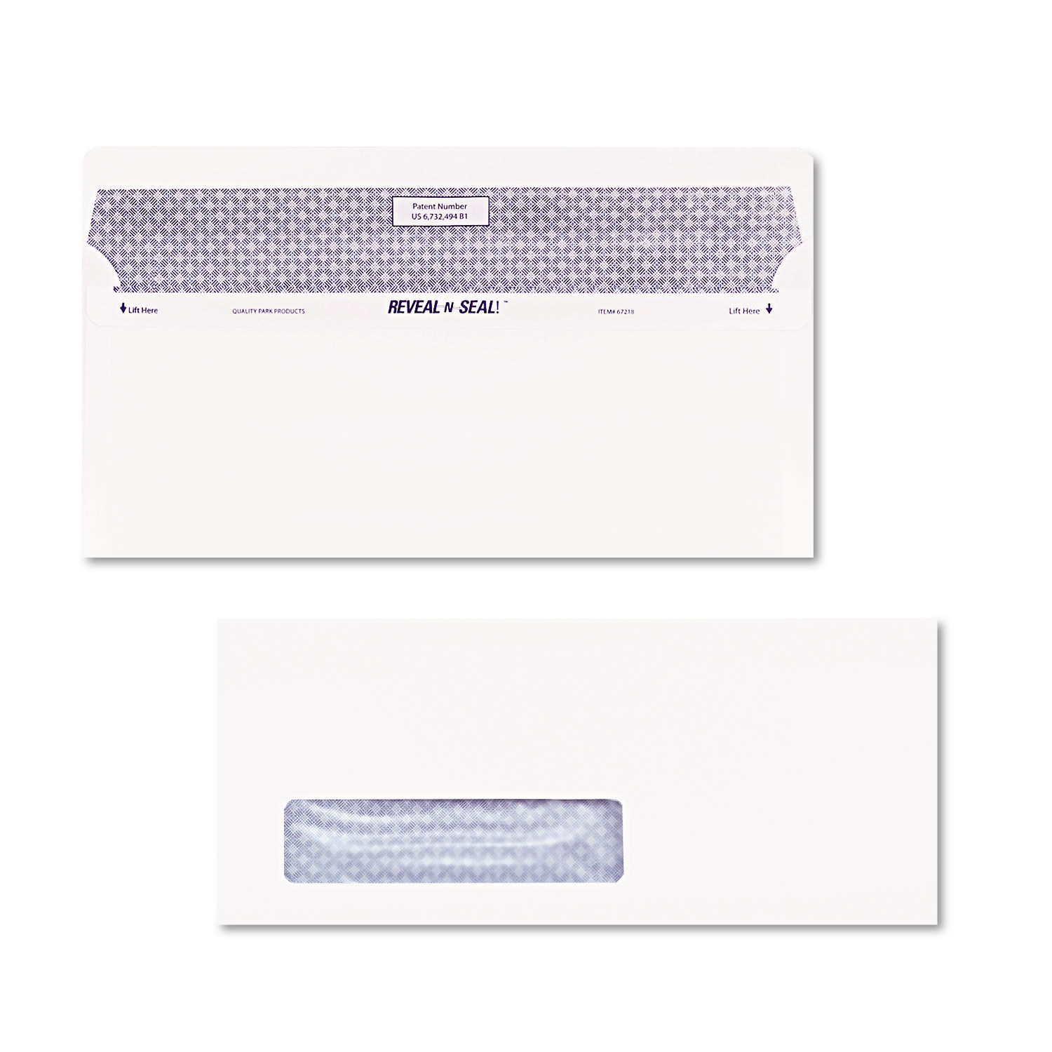 Reveal-N-Seal Security-Tint Envelope by Quality Parkandtrade; QUA67418