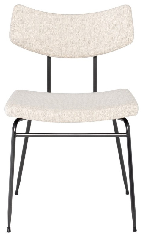 Soli Shell Fabric Dining Chair   Midcentury   Dining Chairs   by Kolibri Decor  Houzz