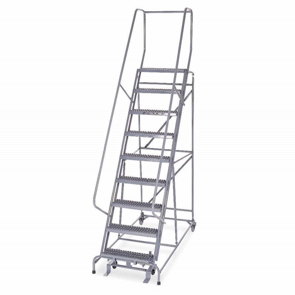 Series 1000 9 Step X 32 W A6 Tread Step Ladder w/handrails ;