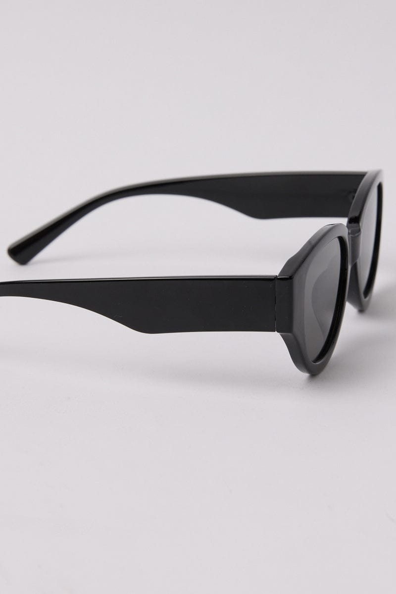 Black Animal Print Fashion Sunglasses