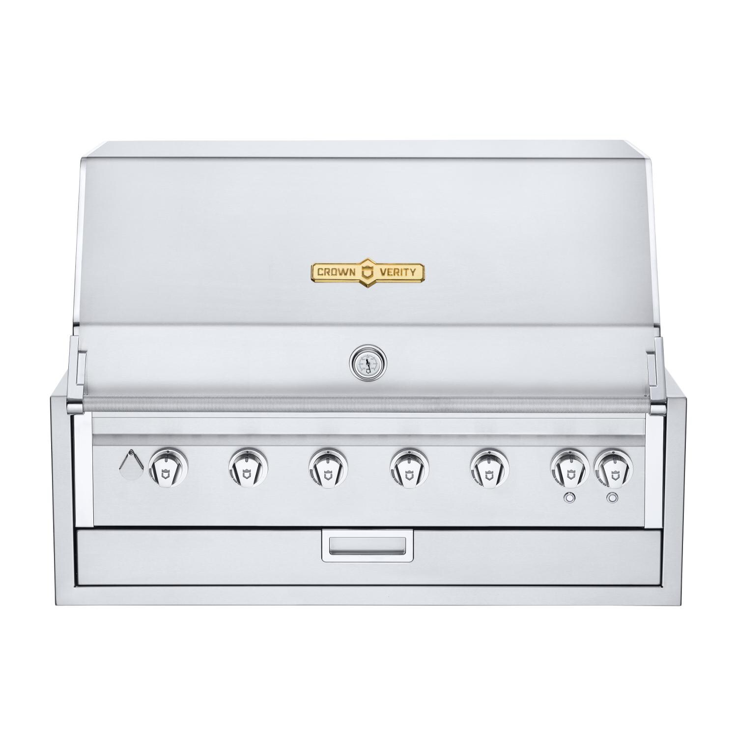 Crown Verity Infinite Series 42-Inch Built-In Propane Gas Grill W/ Lights