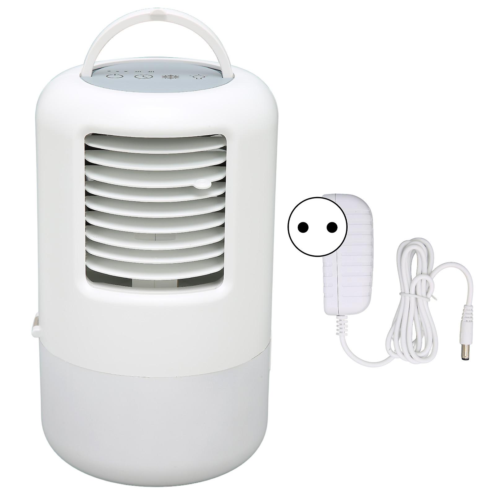 Portable Air Conditioner Night Light 500ml Tank Timing Function Low Noise 3 Speeds Air Conditioner Fan 100‑240VEU Plug